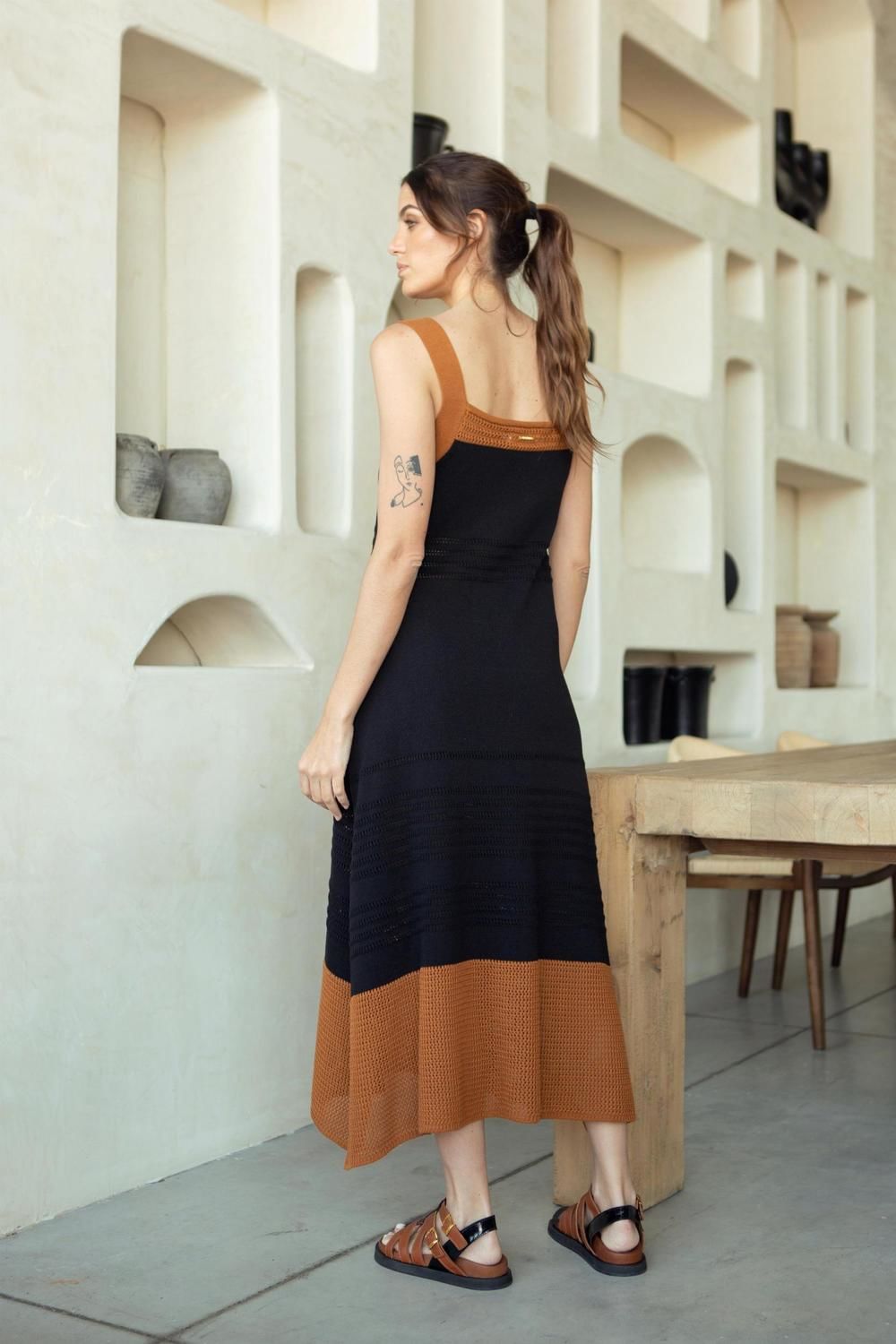 Vestido Lavanda negro l