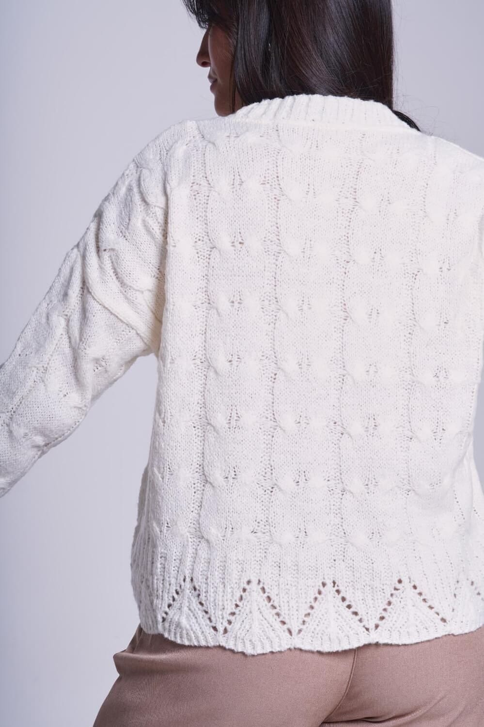 Sweater Brisa crudo talle unico