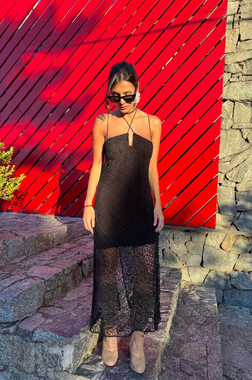 Vestido Taman negro xs