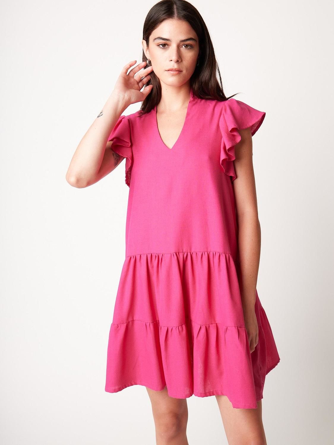 Vestido TONI fucsia s/m