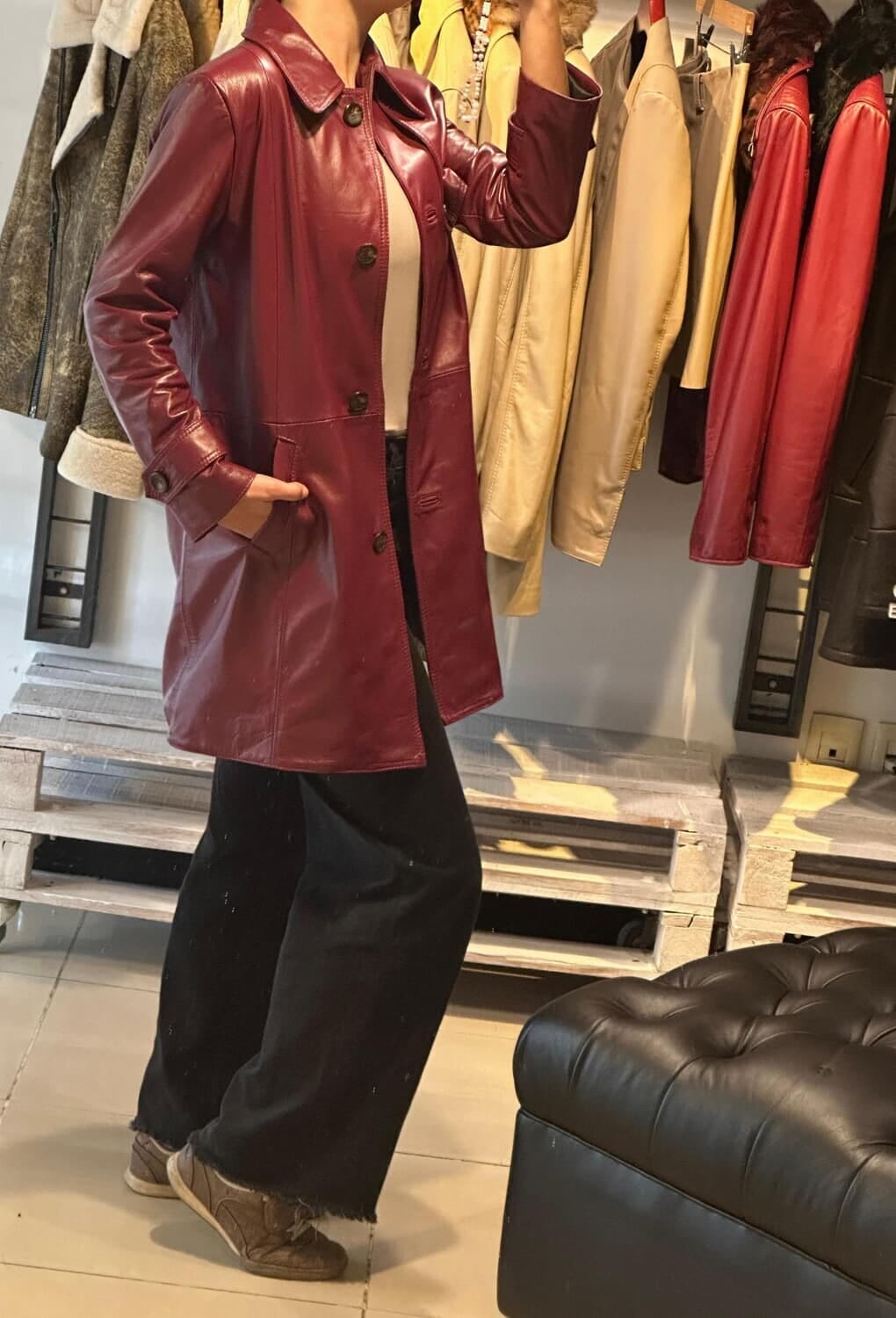 TRENCH LUA bordo xl