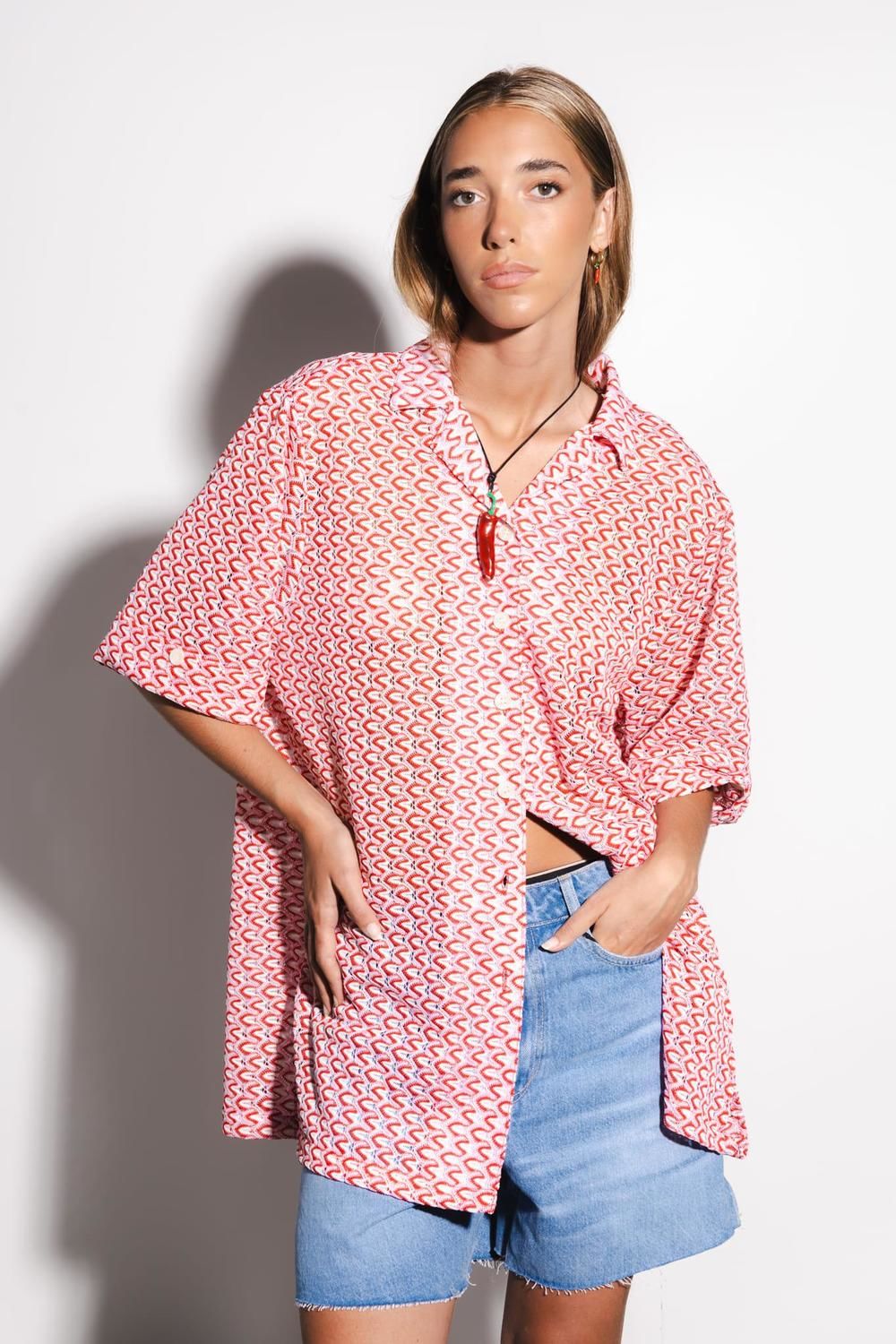 Camisa Pomelo rojo talle unico