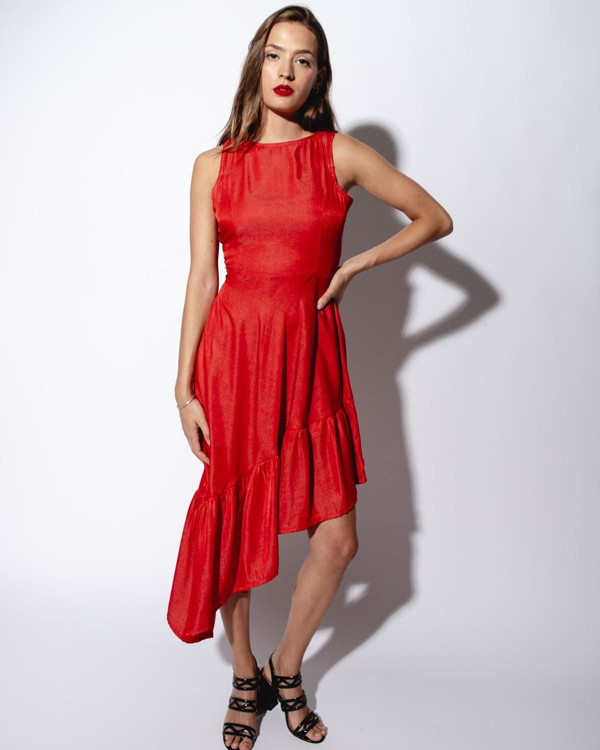 Vestido Enid rojo m