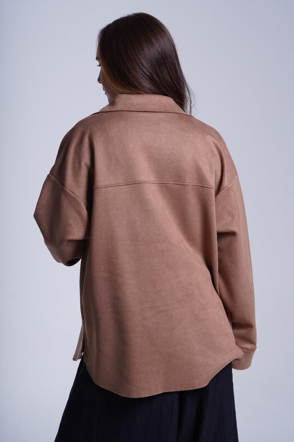 Sobrecamisa Arena camel talle unico