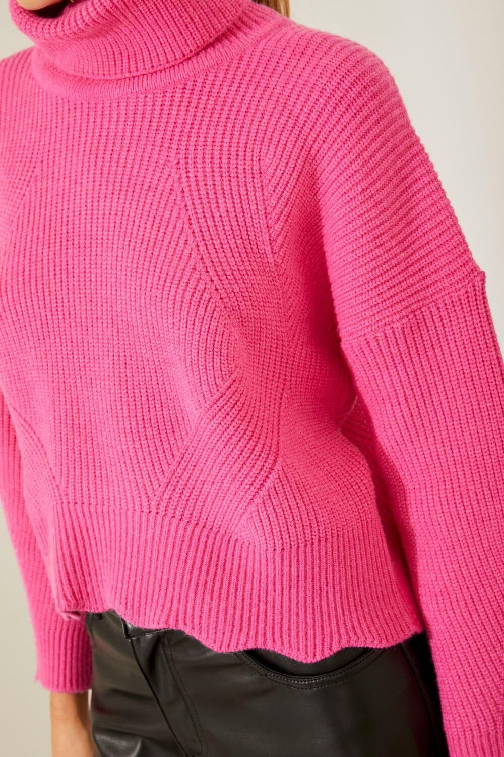 Polera Aspen fucsia talle unico