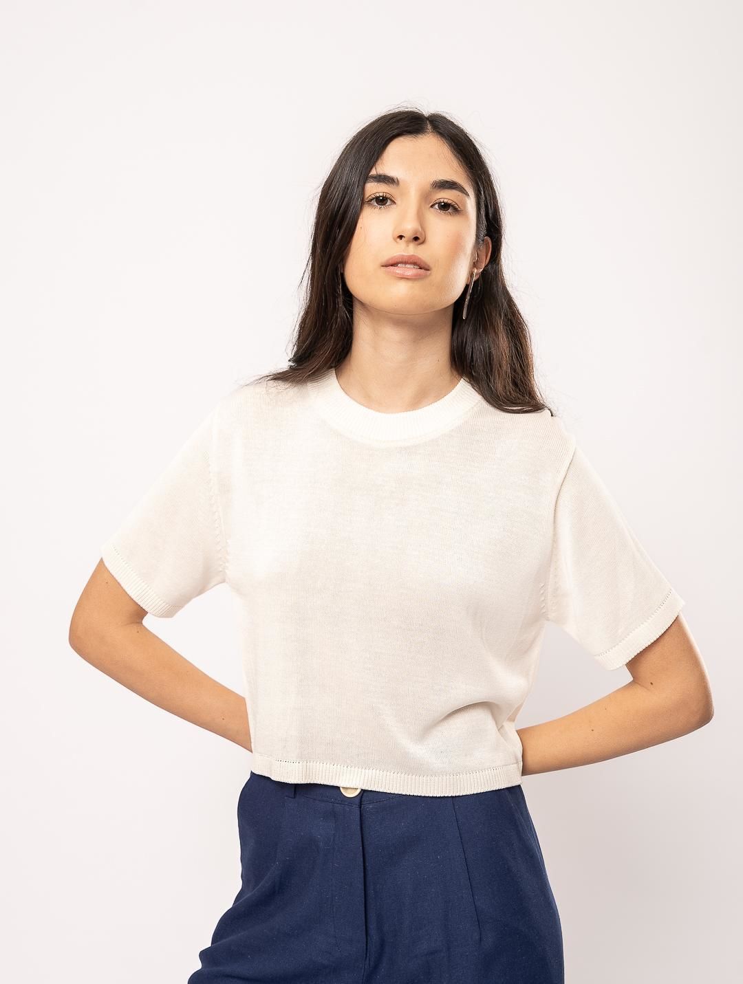 Top Alexa crudo talle unico