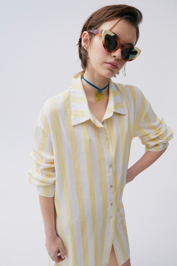 Camisa Cádiz amarillo l