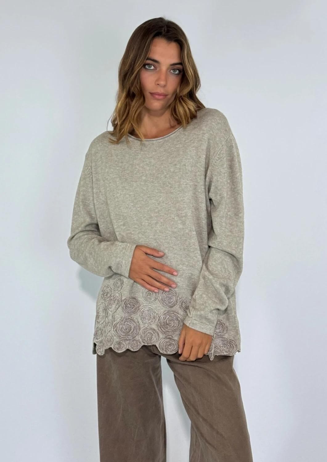 SWEATER IVETE beige talle unico