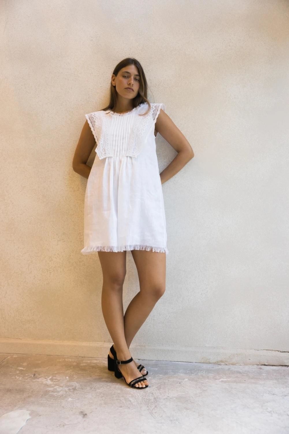 Cute Dress blanco m