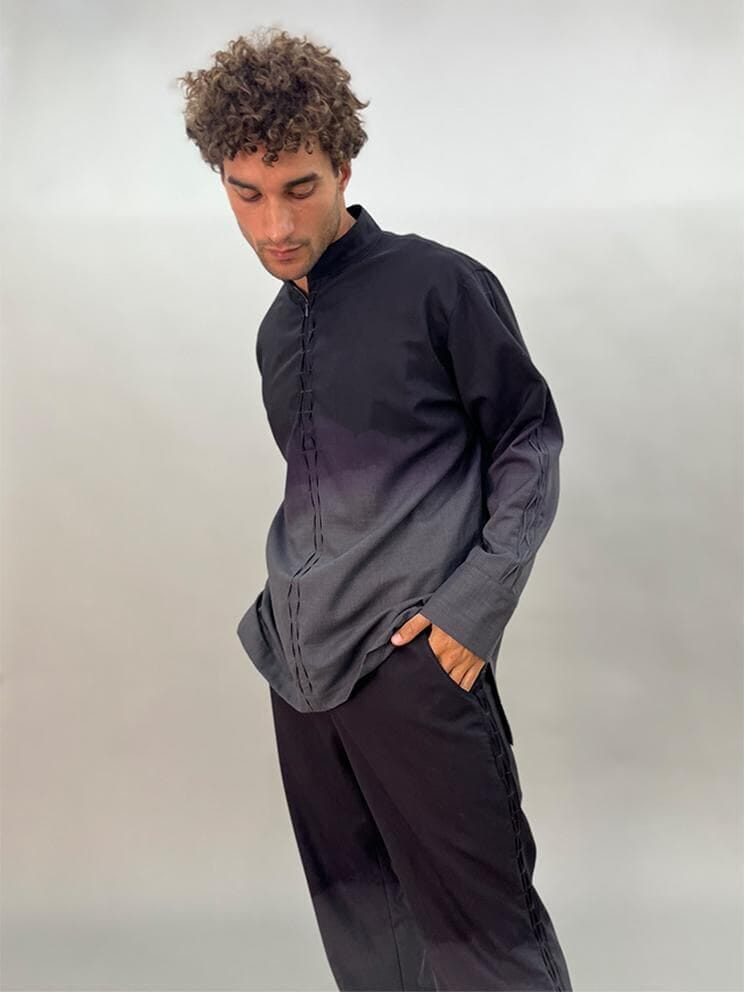 Camisa Alquimia gris m/l
