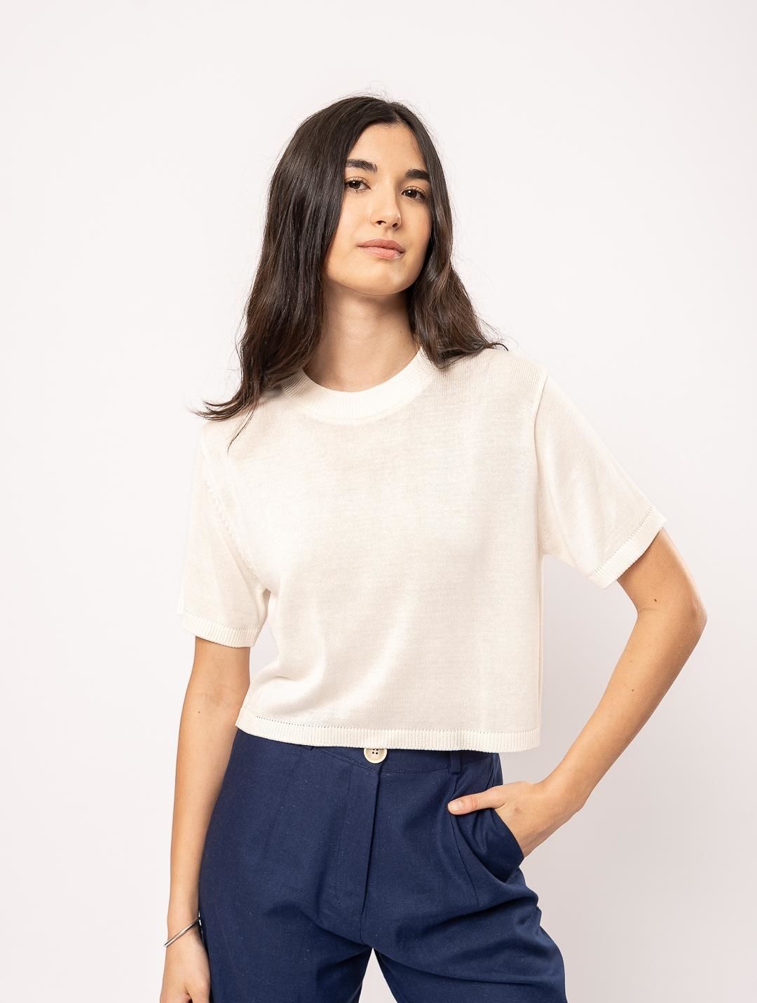 Top Alexa crudo talle unico