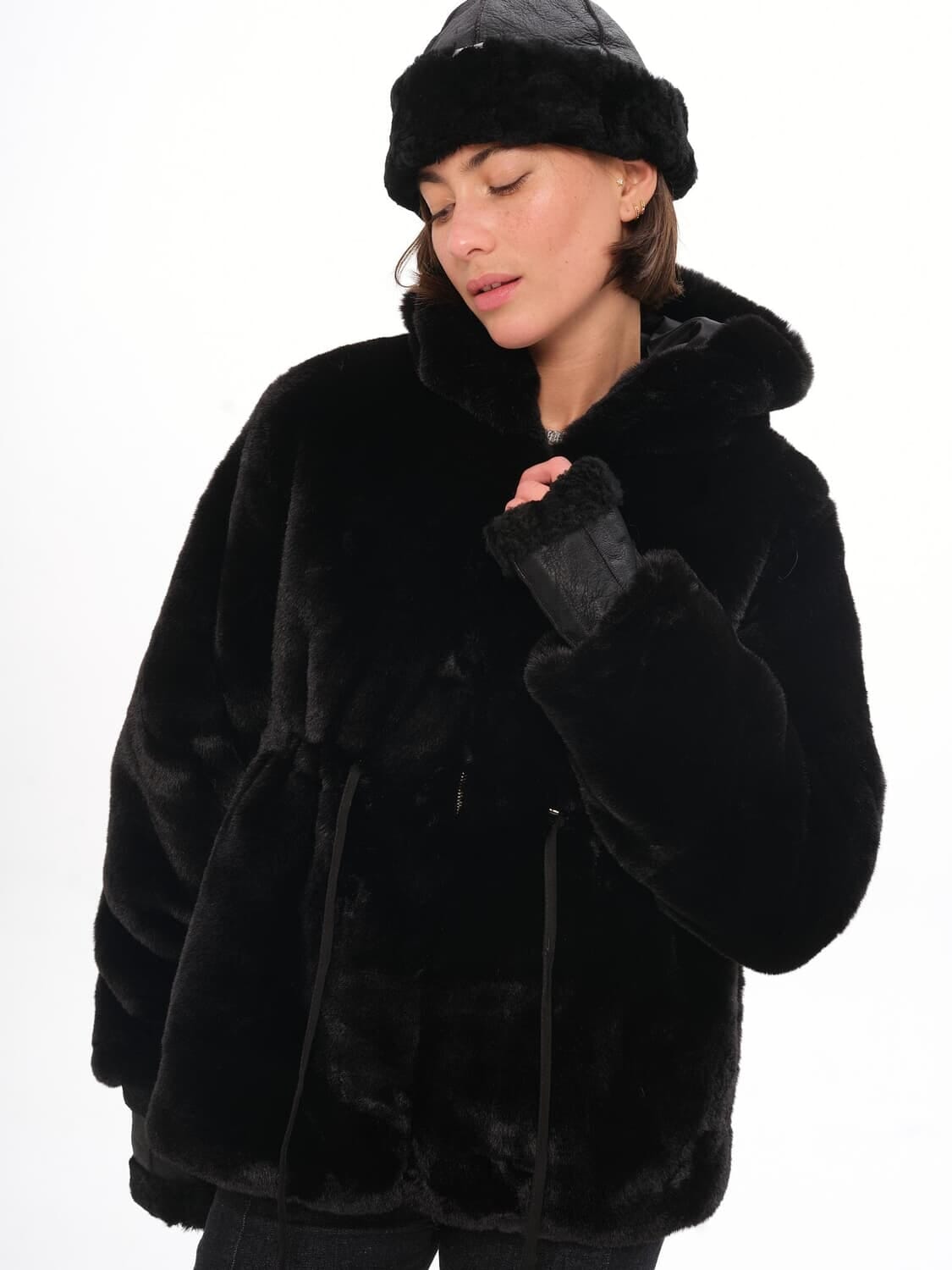 Campera Bear negro talle unico