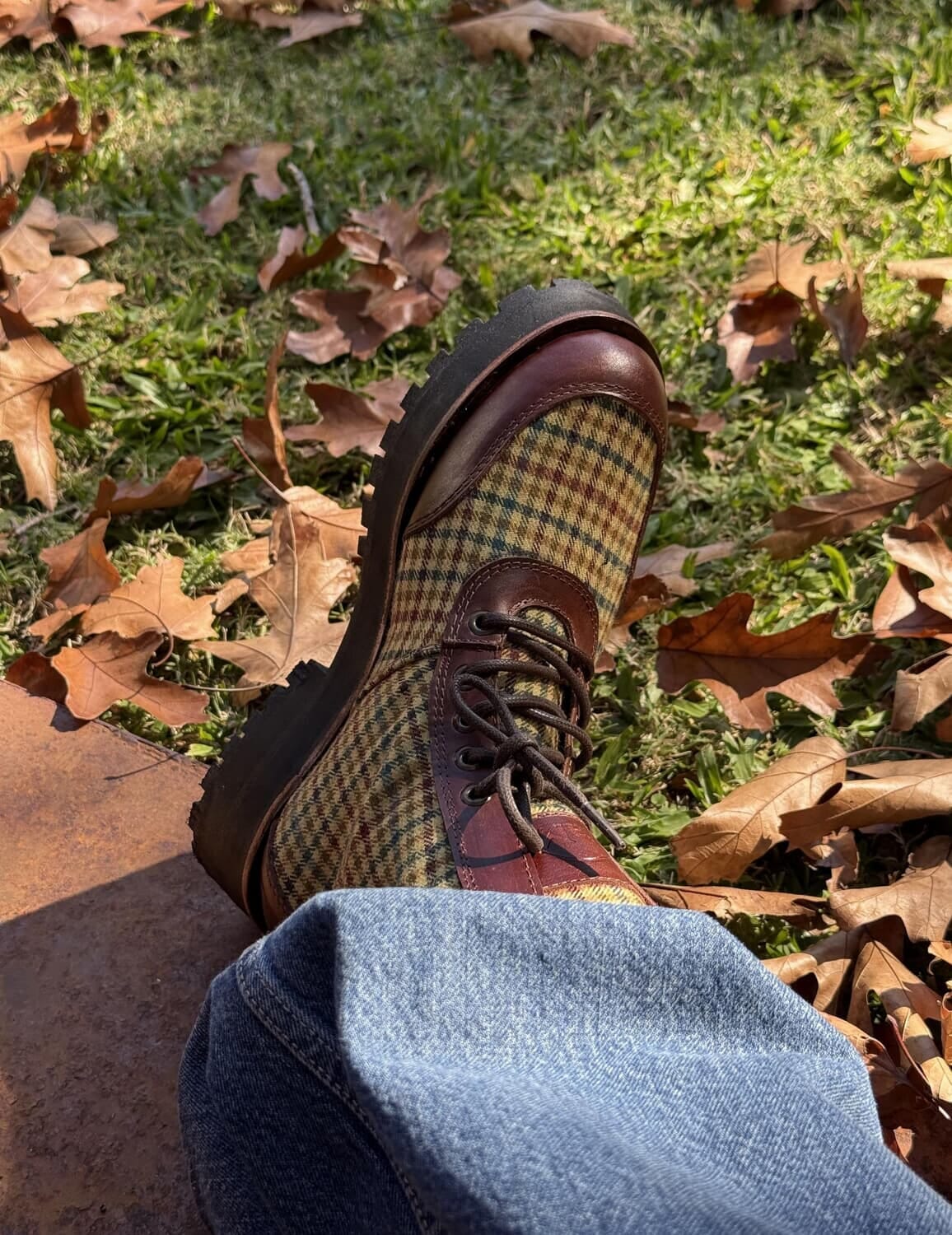 Tweed Boots amarillo 41