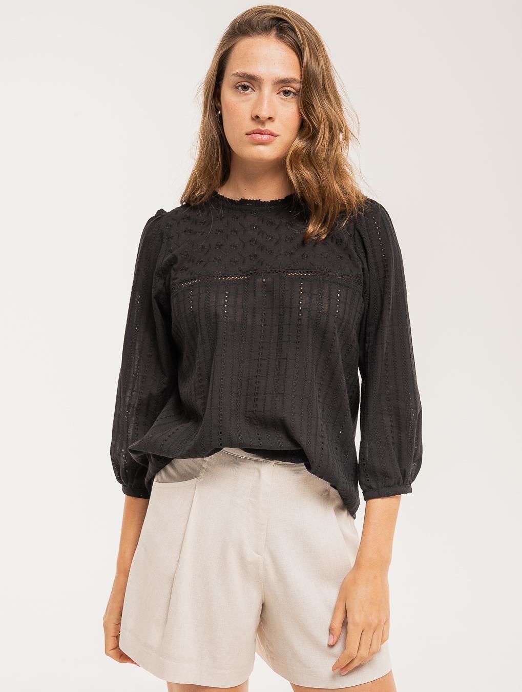 Blusa Lisa negro m/l