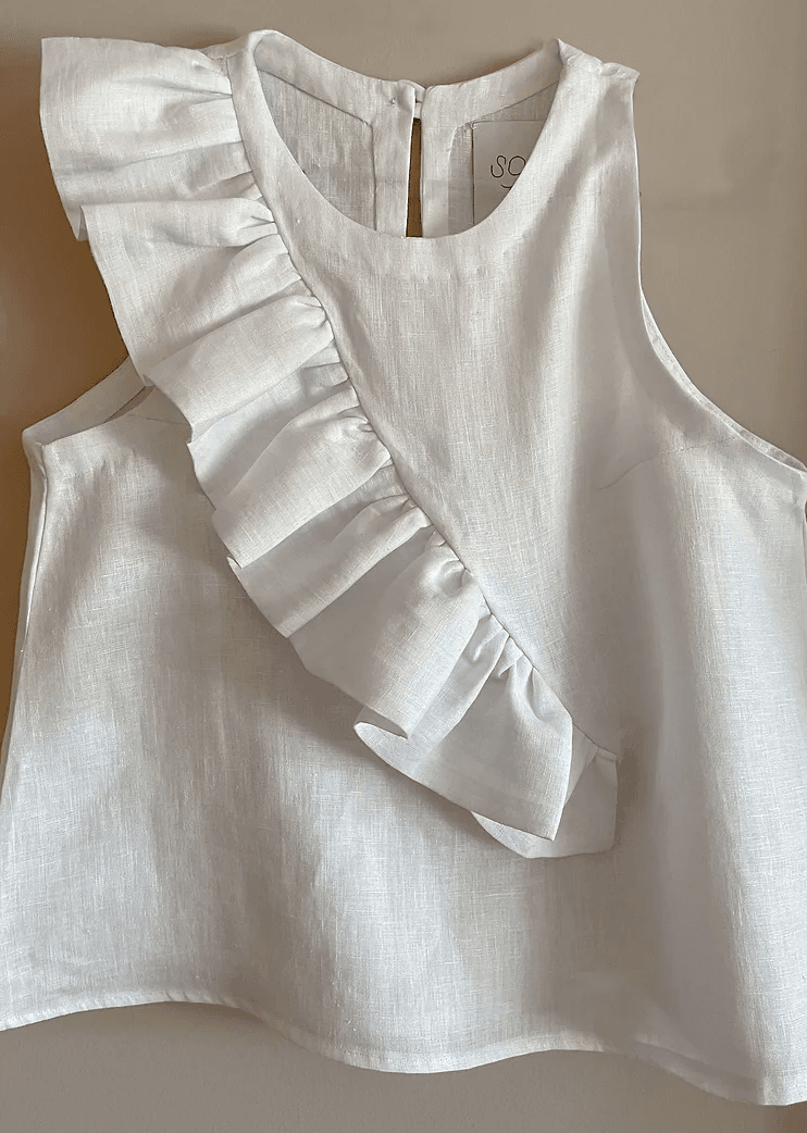 Blusa Bari blanco m