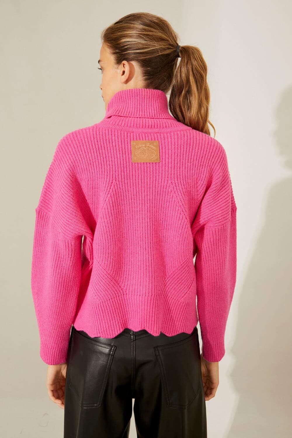 Polera Aspen fucsia talle unico