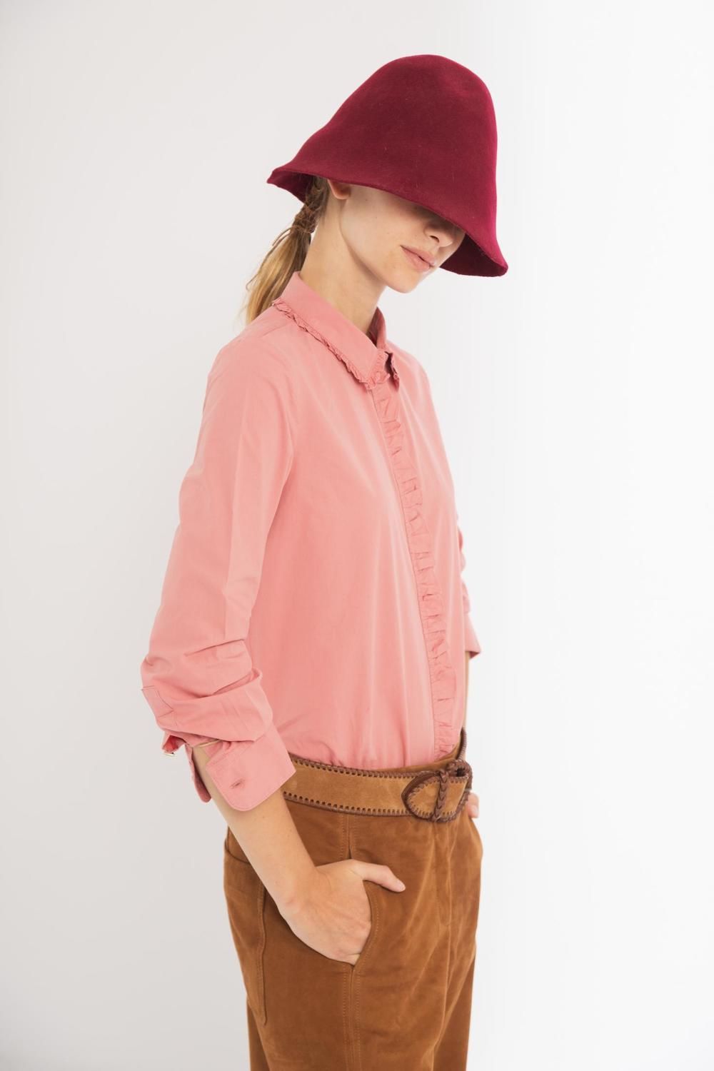 Camisa Floppy en Algodón - ROSA rosado m