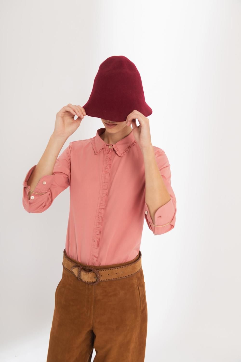 Camisa Floppy en Algodón - ROSA rosado l