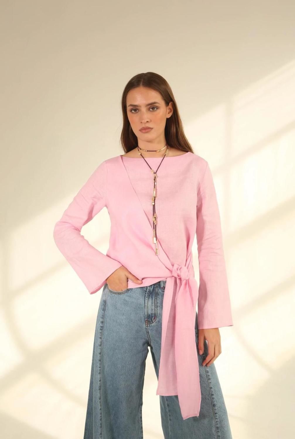 Blusa Libélula rosado m