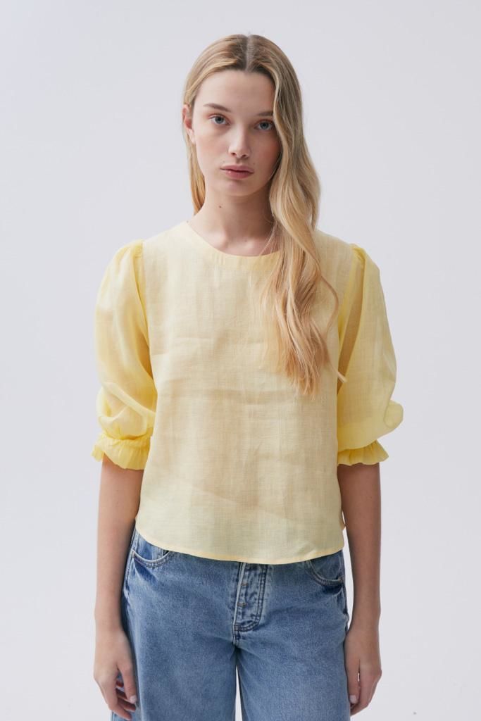 Blusa Rose amarillo s