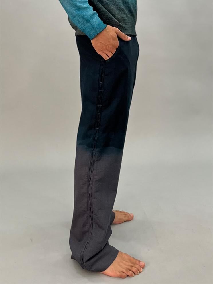 Pantalon Alquimia petroleo m/l