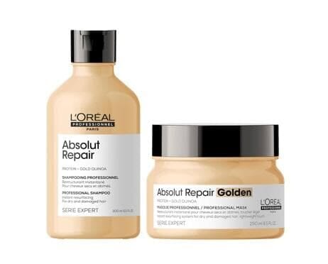 Shampoo Absolut 300ml y Mascara Gold 250ml n/a