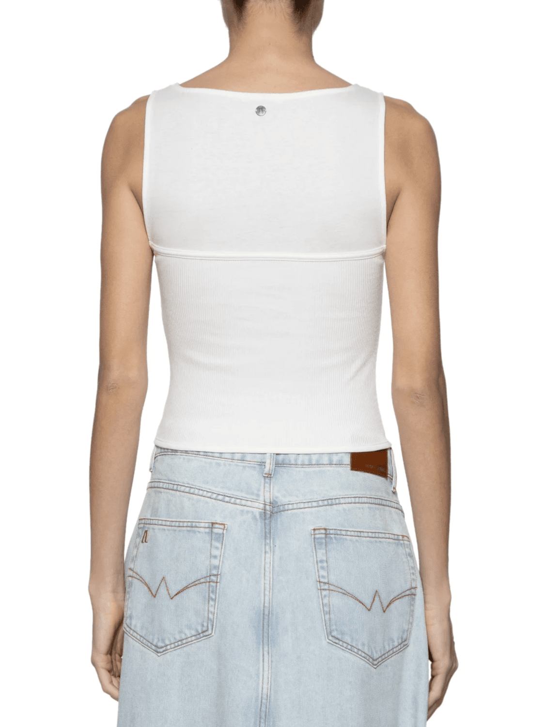 Remera Corset blanco s