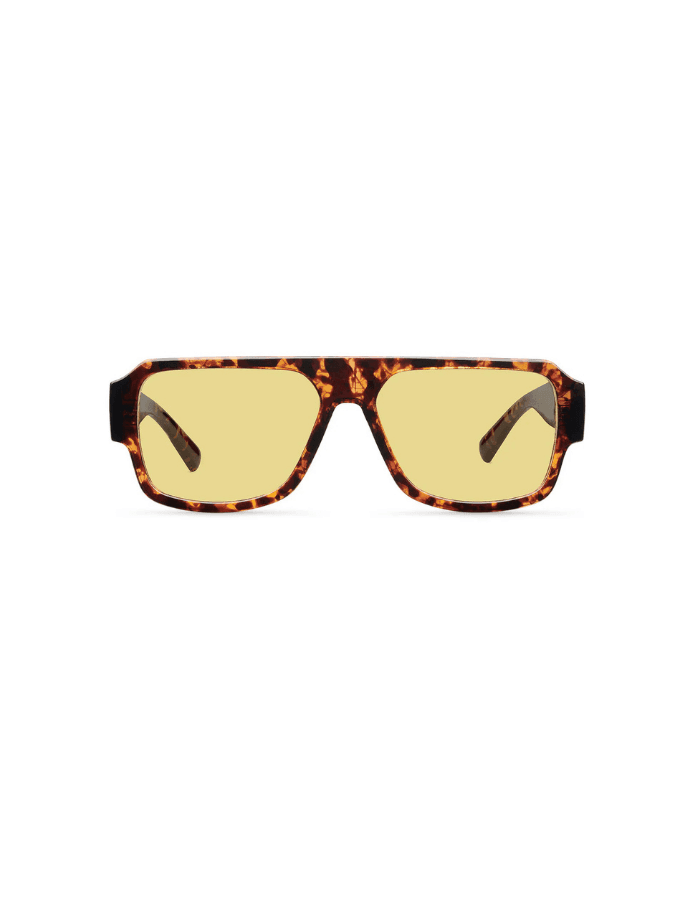 Lentes de sol - Nia Tigris Yellow marron talle unico