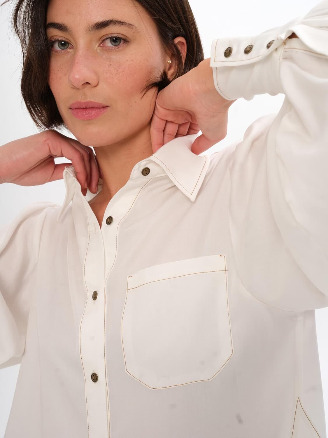 Camisa Twist crudo s