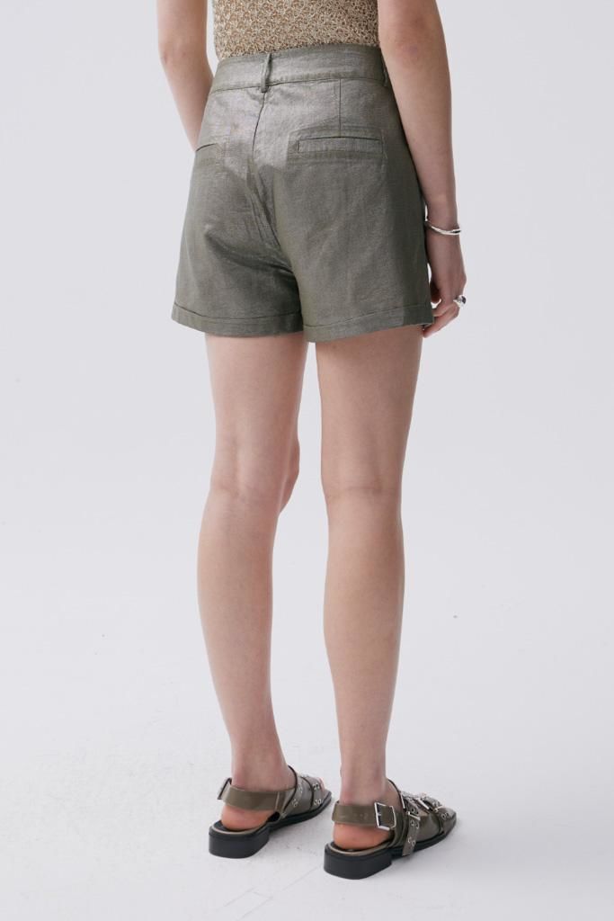 Short Astral plateado l