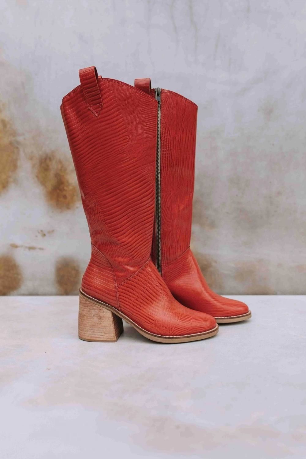 Runway Boots rojo 36