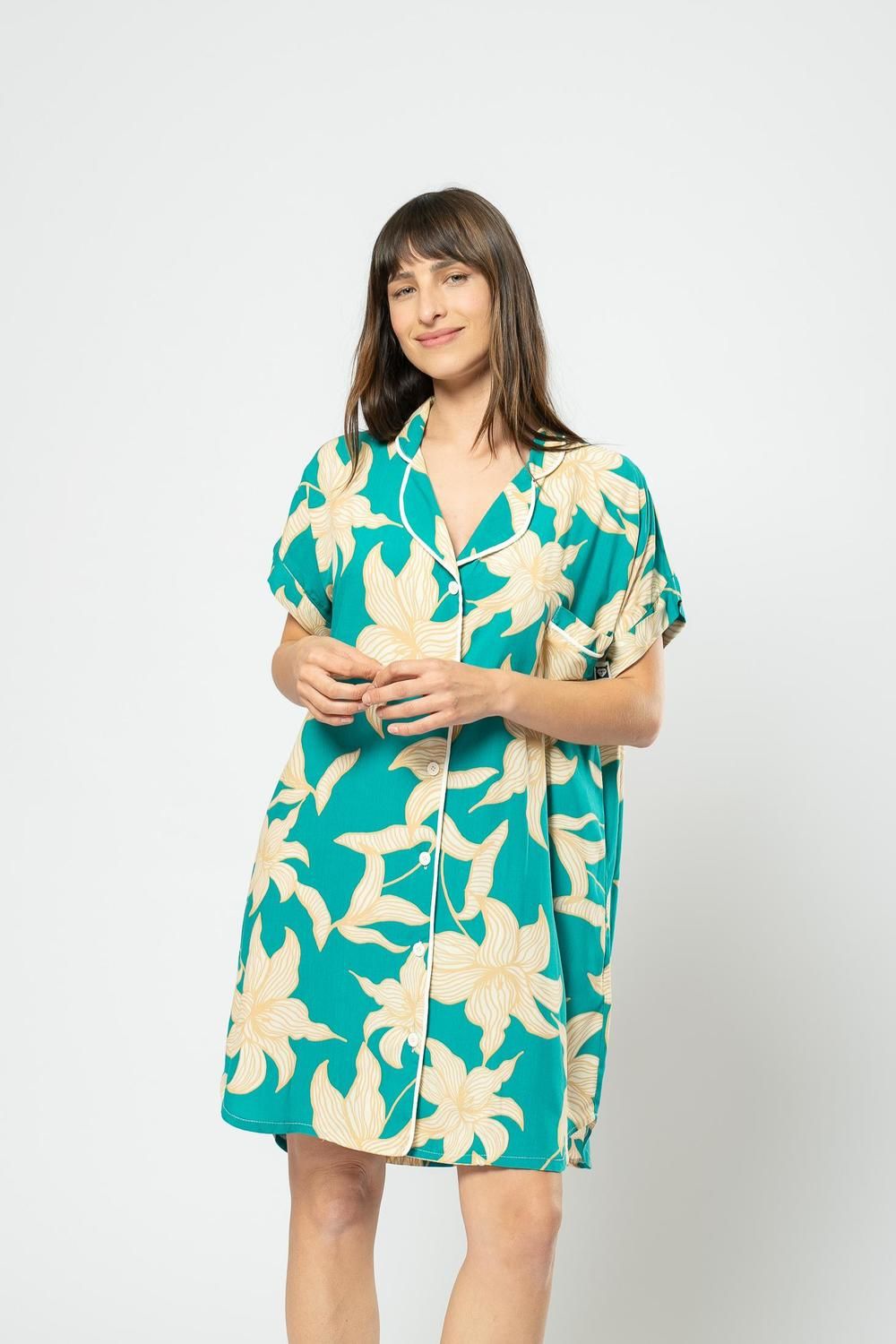 Camisón Lyra verde 1