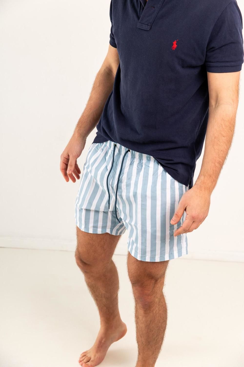 Short de baño hombre gris xl