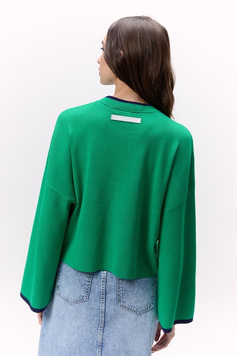 Sweater Bruma Artística verde m