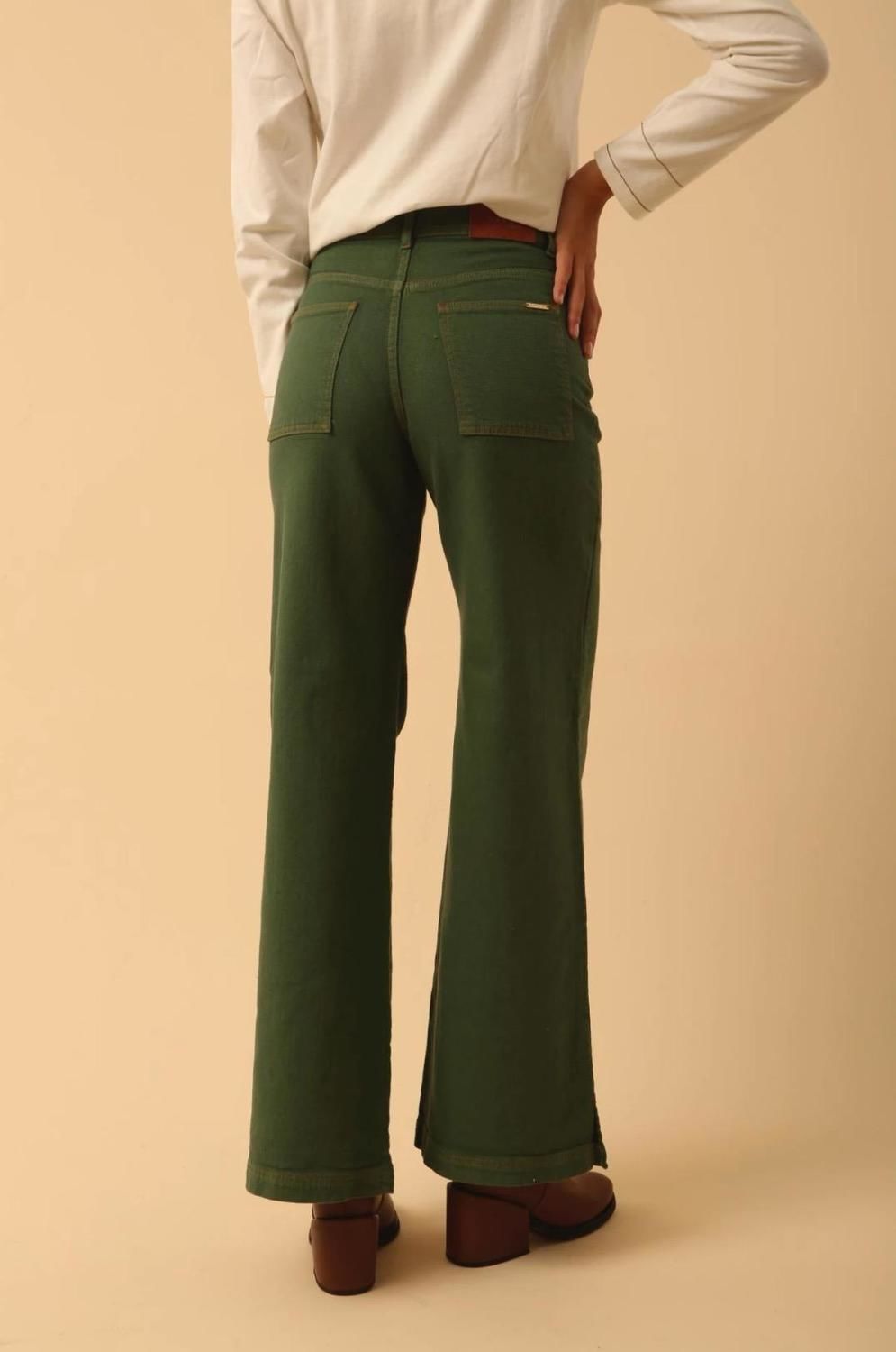 Jean Straight Ant verde 29