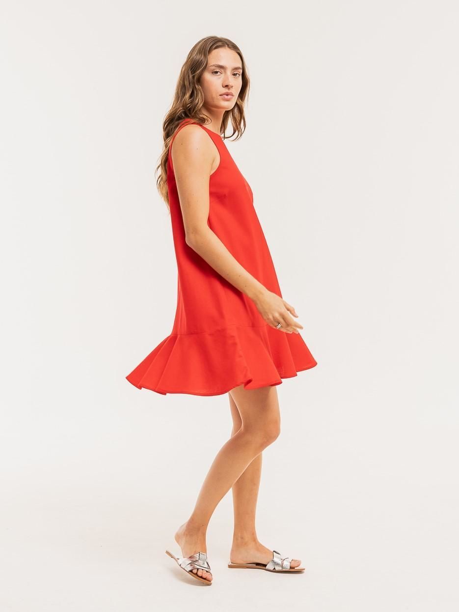 Vestido Rocío rojo m/l