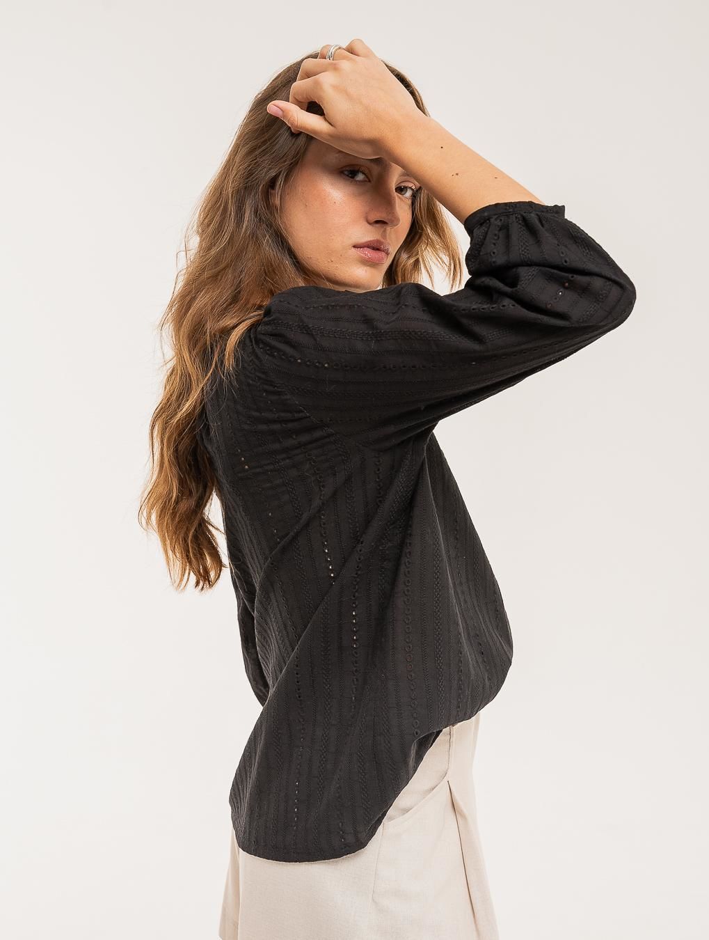 Blusa Lisa negro m/l