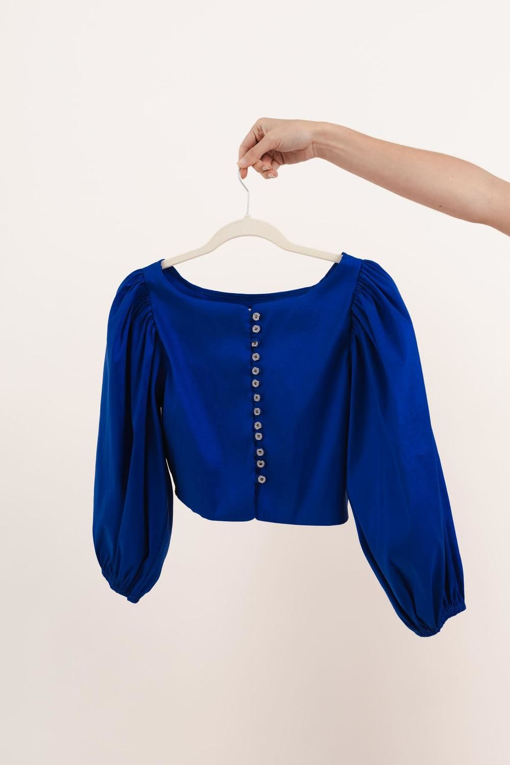 Top Floris azul m