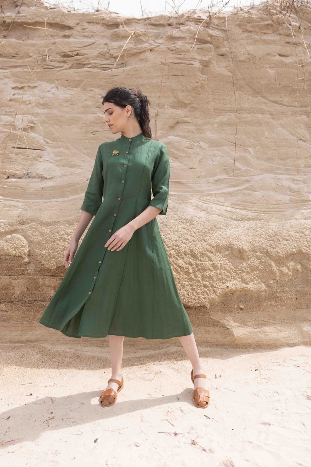 Vestido Té verde l