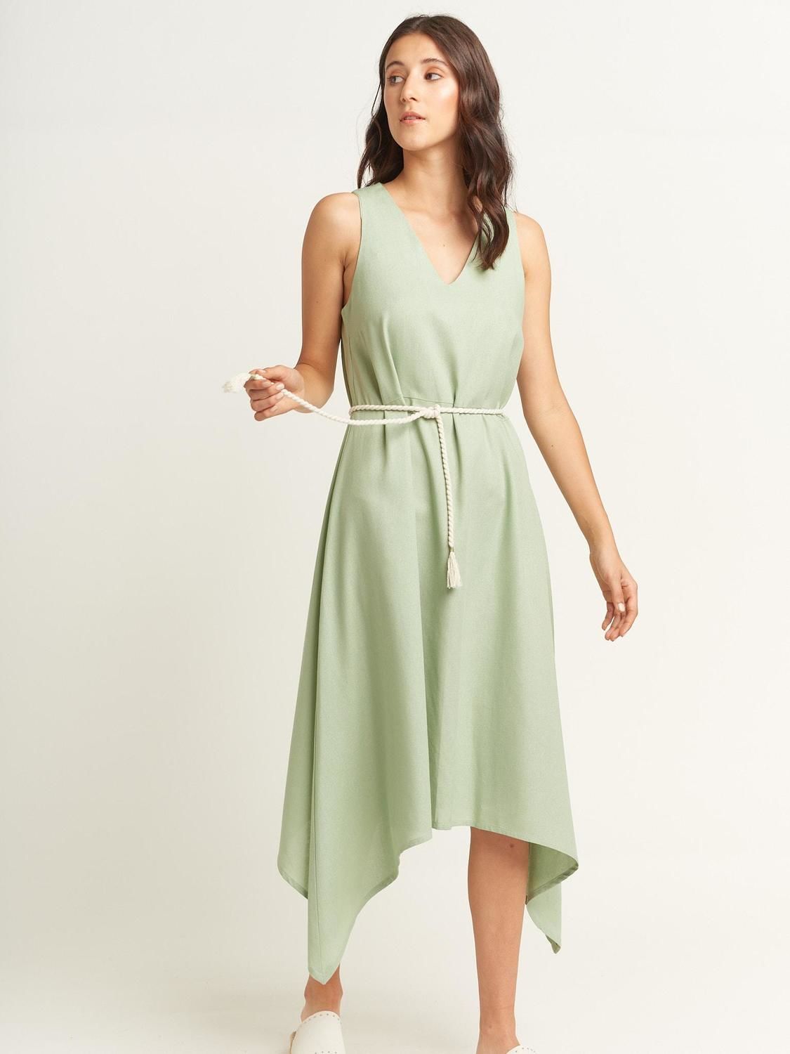 Vestido GLORIA menta m/l