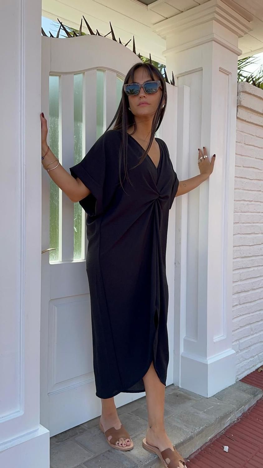 Vestido Megan negro talle unico