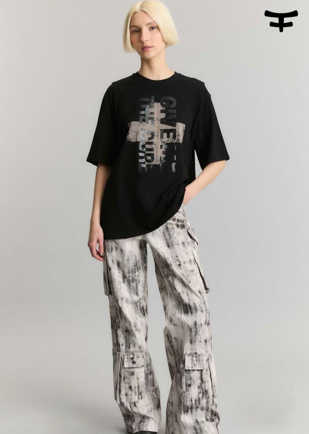 REMERA GIVE ME THE CURE -KOSIUKO