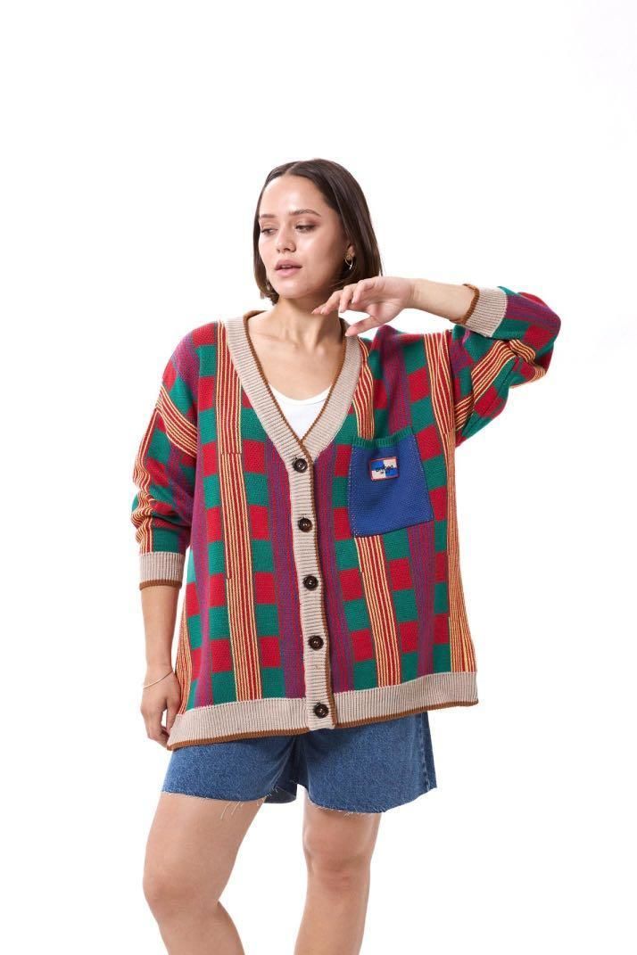 CARDIGAN RUMBO verde talle unico