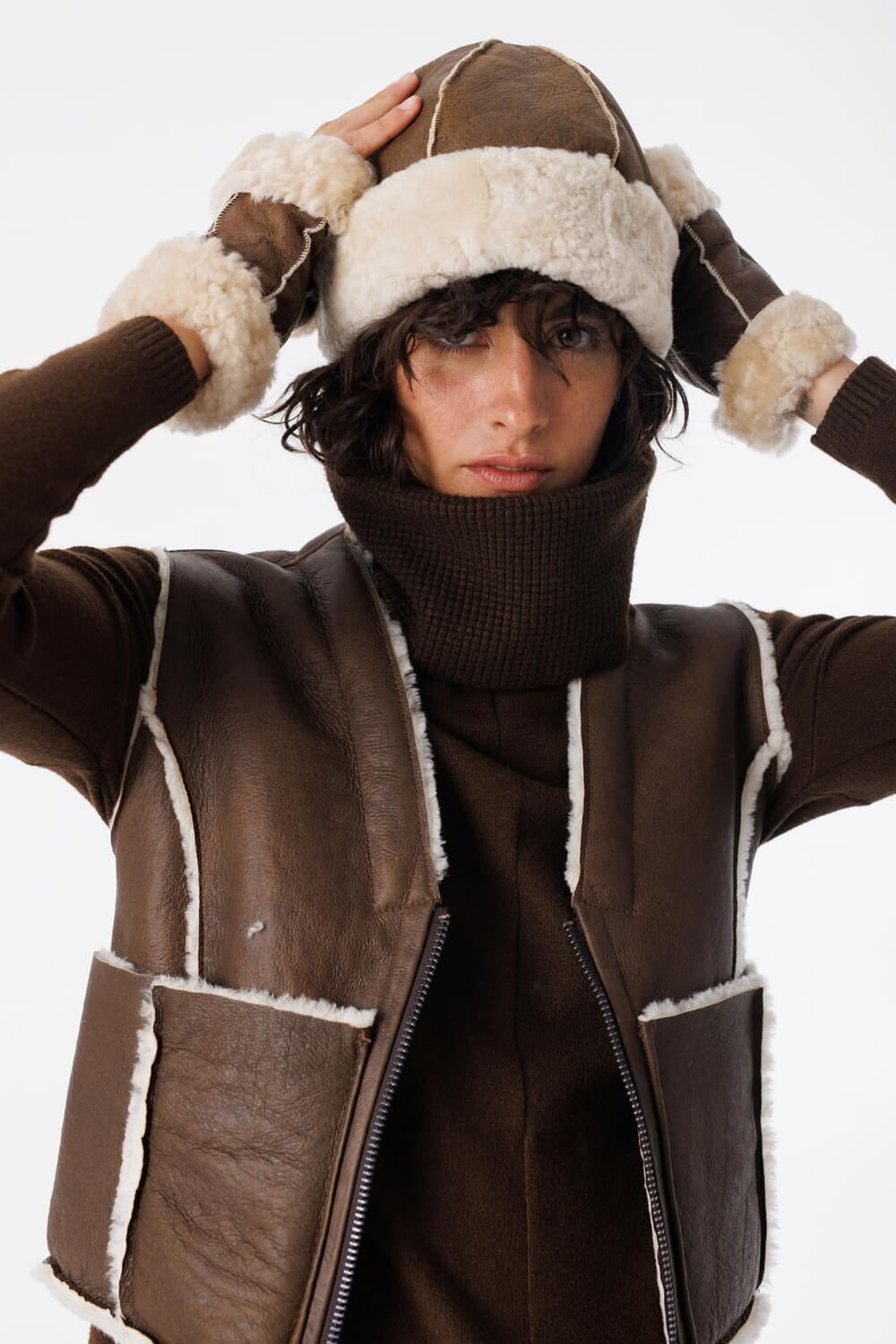 Gorro Leather Bean