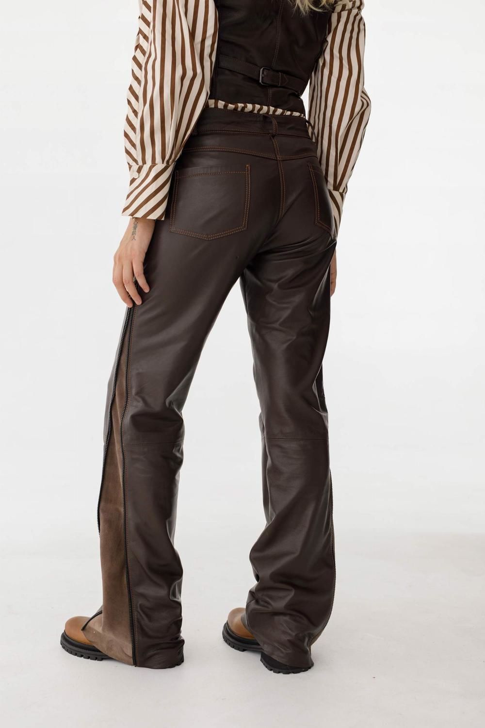 Pantalon Leather Golden