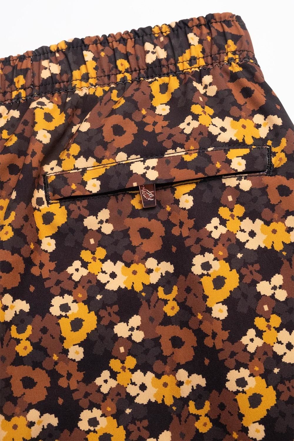 Short de Baño Classic Pixel Floral marron s