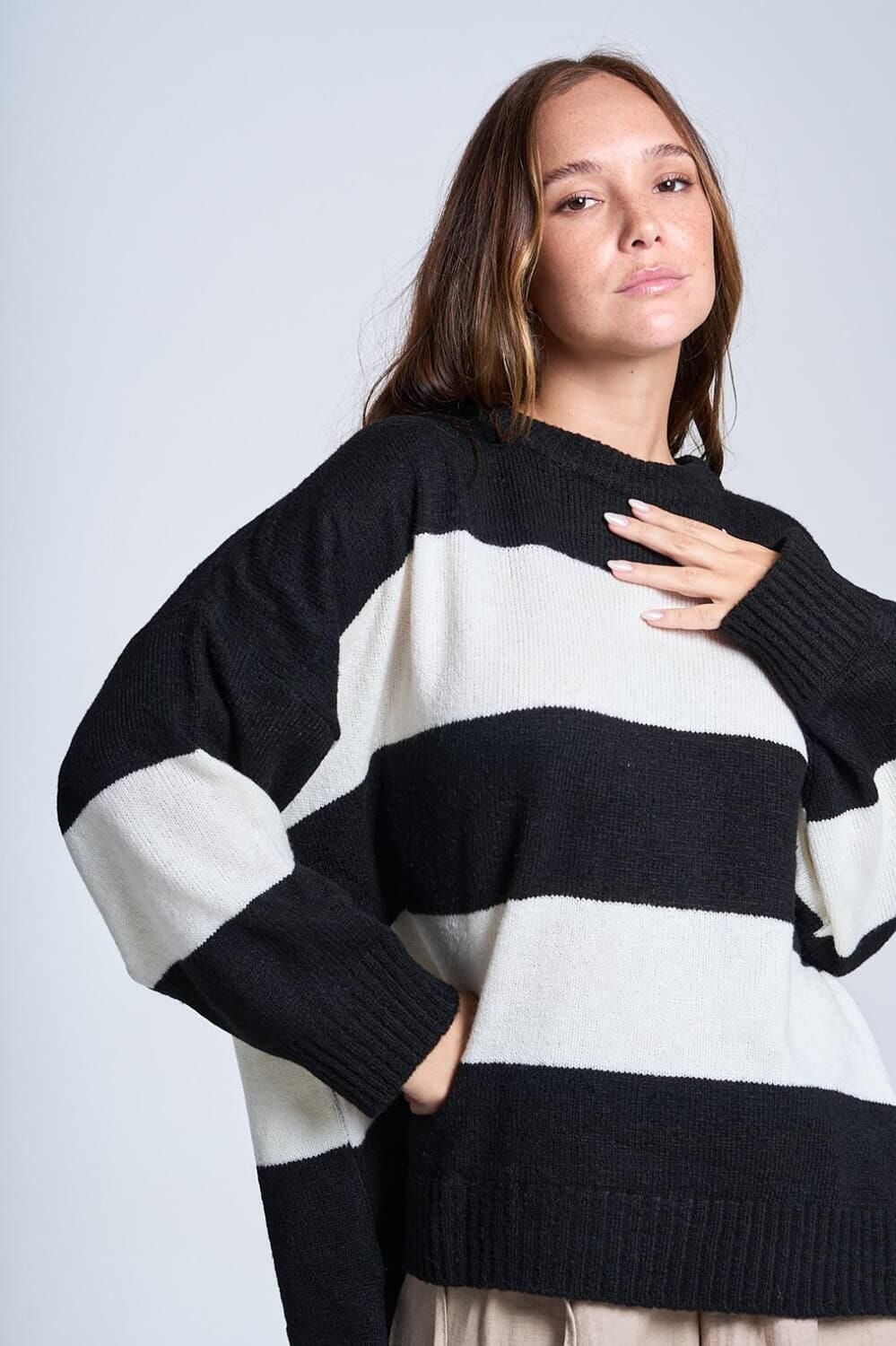 Sweater Zara negro talle unico