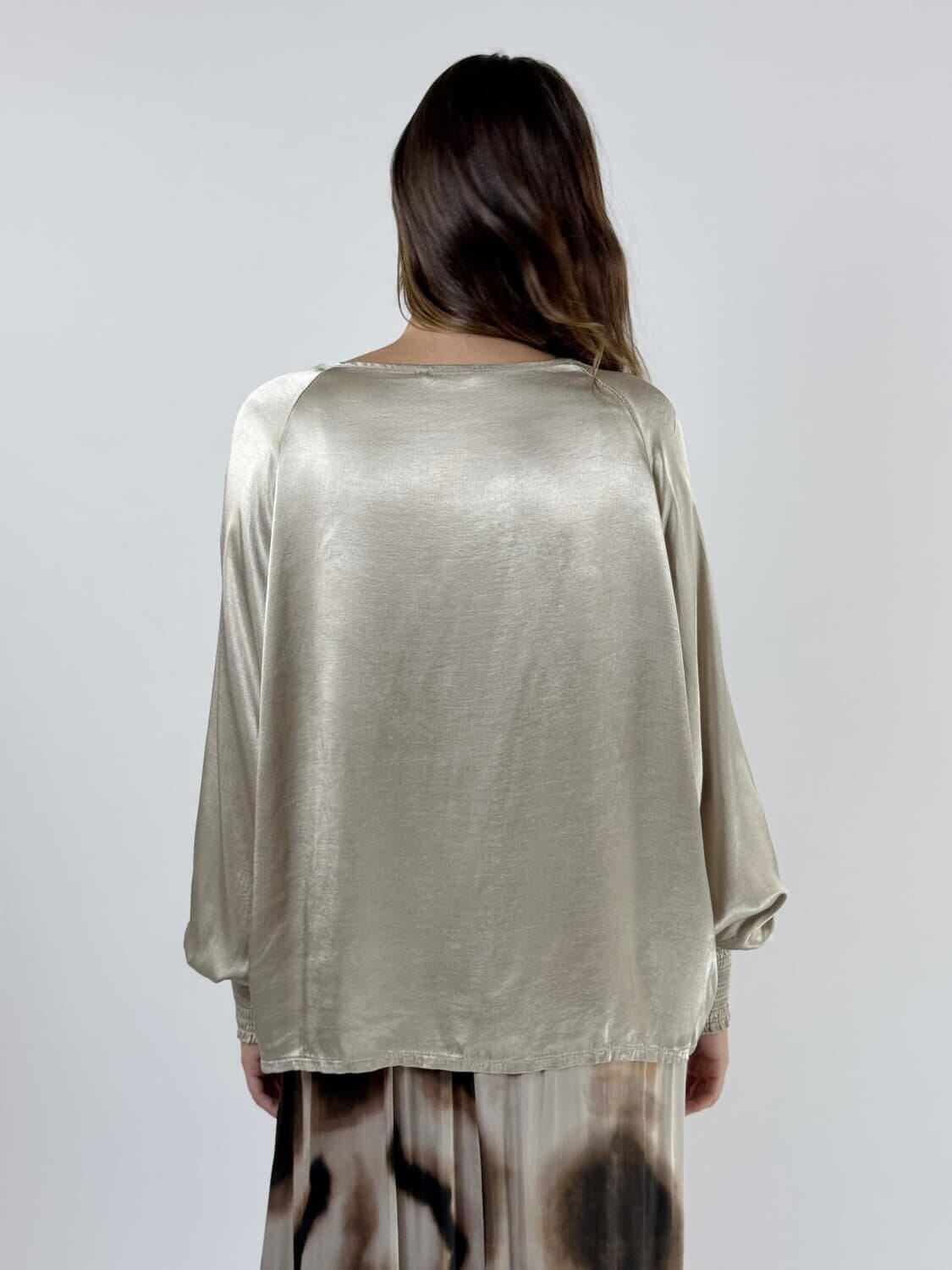 BLUSA LIMA beige talle unico