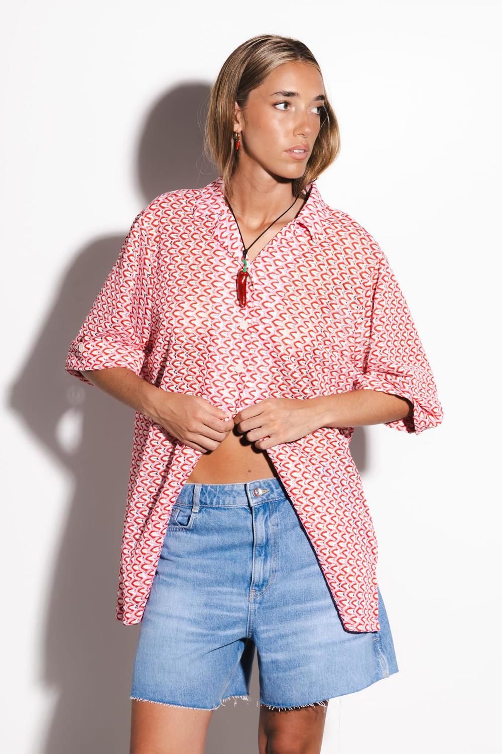 Camisa Pomelo rojo talle unico