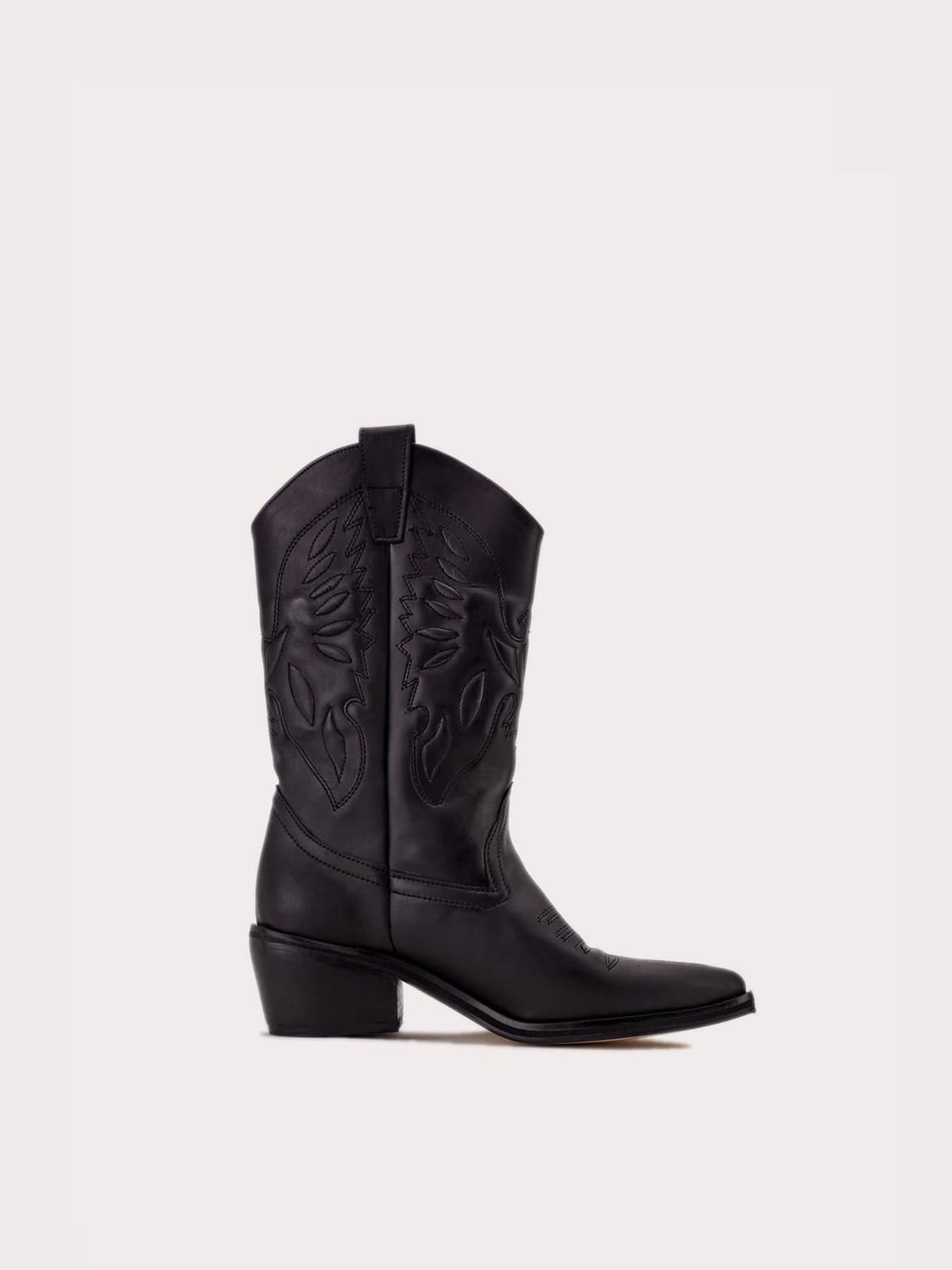 BOTA TEXANA ANNIE By AMBER LA TROUPE negro 36